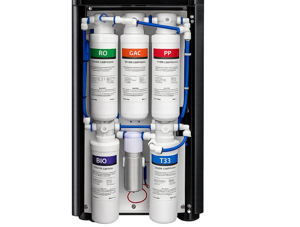 Pure Air Hydration hot and cold dispense — mineral water at any temperature